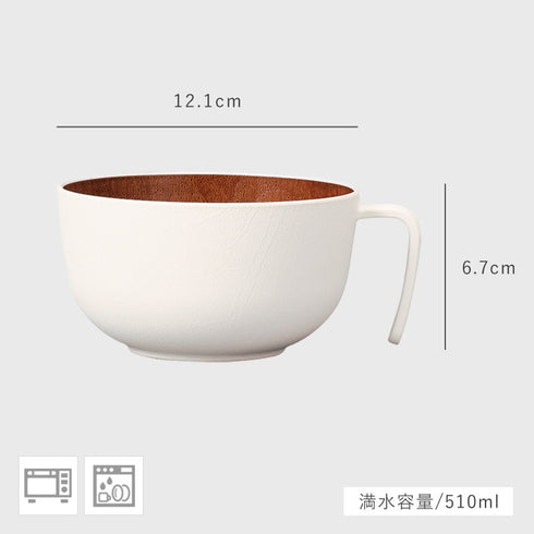 持ち手付スープボウル ナチュール .|s7